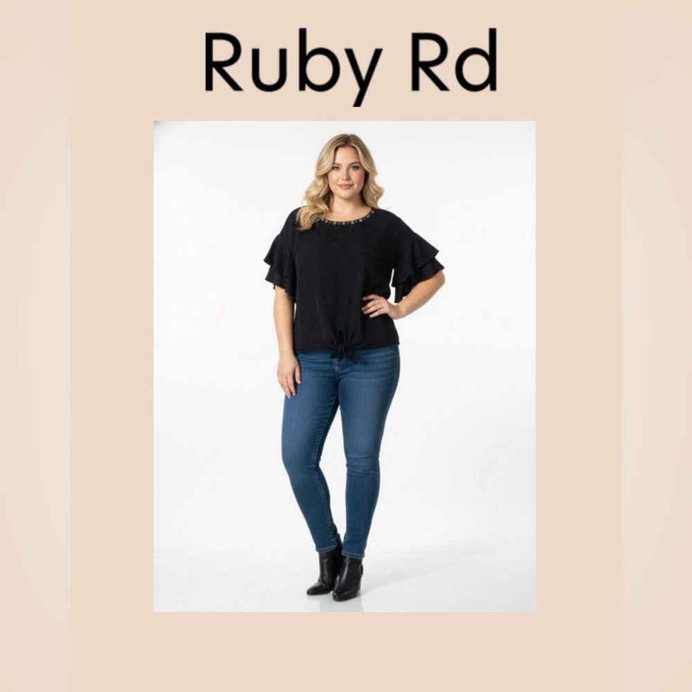 Women’s Ruby Rd Short Sleeve Blouse Size 2X